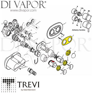 Trevi Alchemy Shower Valve A5800 Spare Parts